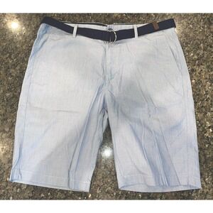 Giordano Slim Bermuda Khakis Size 36‎ Blue
